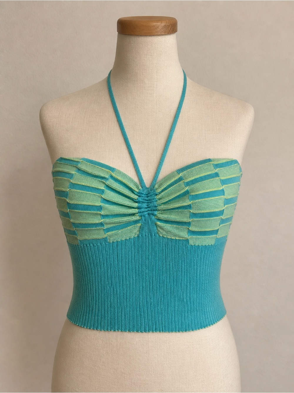 Garage Ariel Ruched Halter Top